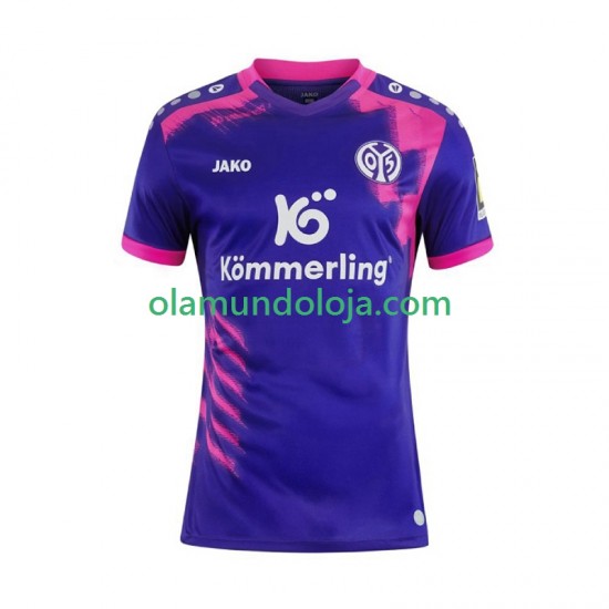 Camisola Mainz 05 Homem Equipamento Segundo 2025-2026 Manga Curta